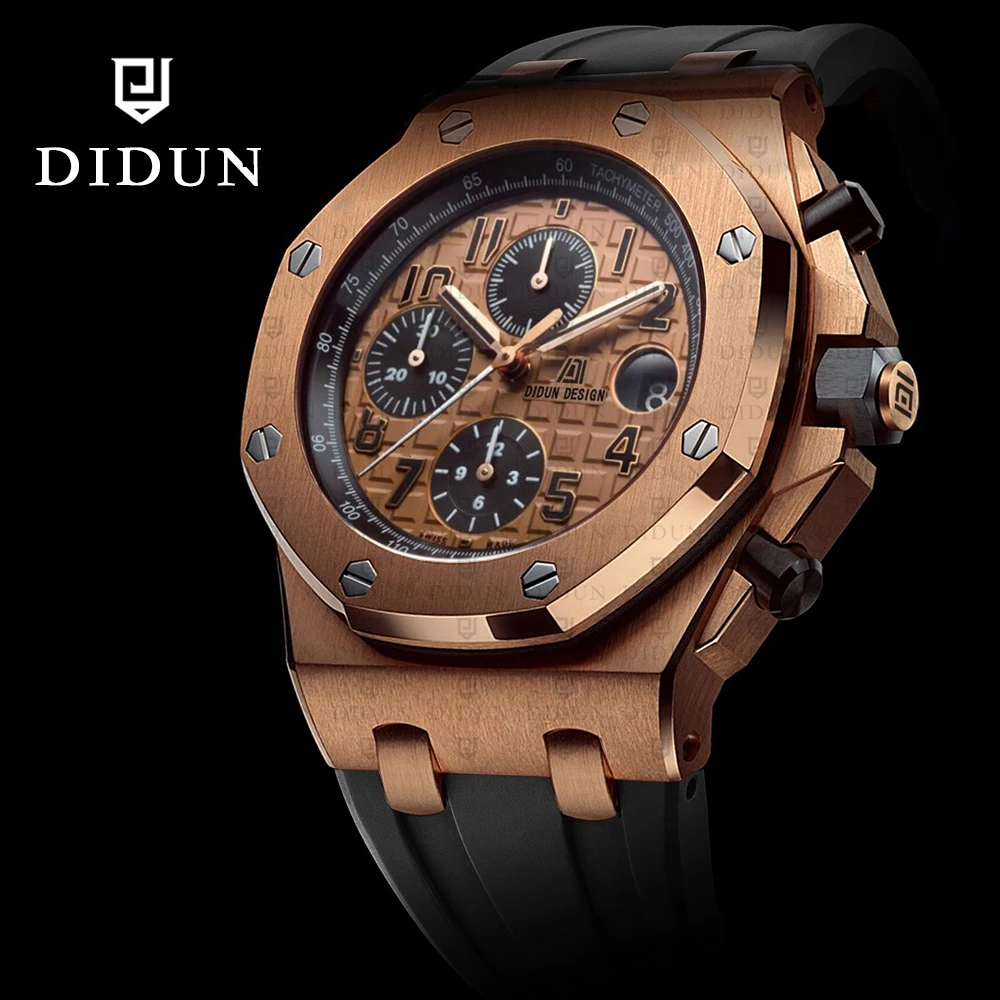 DIDUN Watches men Luxury Brand watch Men Sport Watches male Quartz