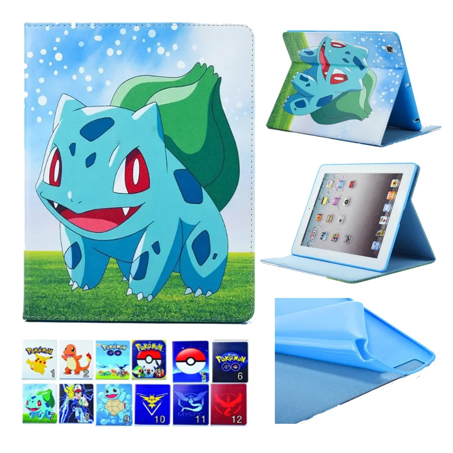 

Folio Flip PU Leather Stand Cover Cases for iPad Mini 4 7.9 inch Tablet TPU Back Skin Cute Carton Kid Case for iPad Mini 4