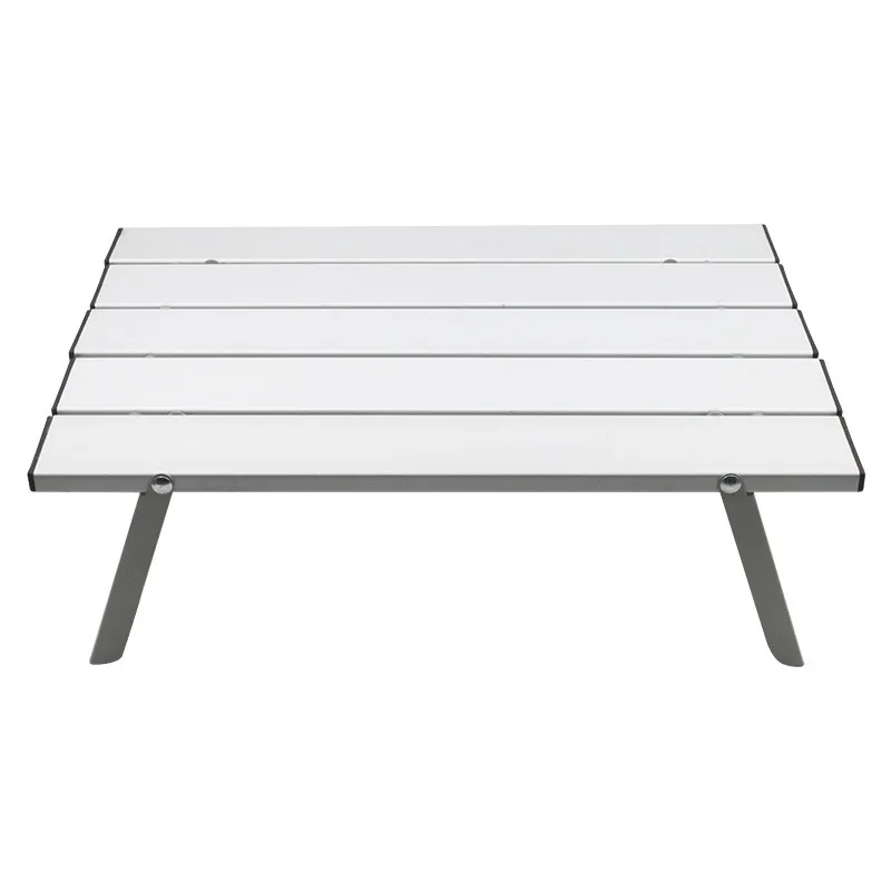  Outdoor Aluminum Alloy Portable Table Camping mesa plegable Furniture Folding Hiking Desk Traveling