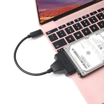 

Type-C USB 3.1 to SATA HDD SSD Adapter Cable Easy Drive Line 0.2m 2.5-inch Hard Drive Data Adapter Cable
