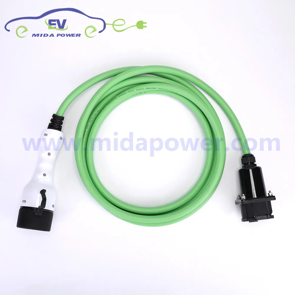 5 м 32A IEC 62196 Тип 2 гнездовой разъем для типа 1 разъем 3x6mm2+ 2x0. 5mm2 EV зарядный кабель EV соединитель преобразования