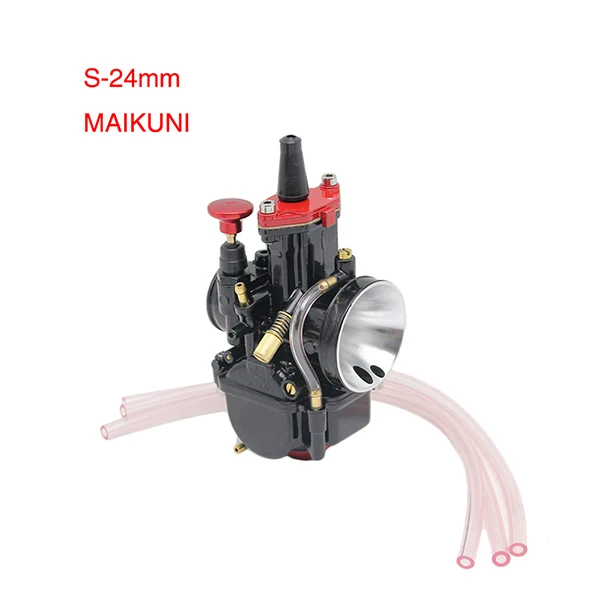 S-24mm Maikuni Alconstar супер класса Универсальный 21/24/26/28/30/32/34 мм PWK мотоциклетный гоночный карбюратор Carburador Mikuni с Мощность Jet - Цвет: S-24mm Maikuni