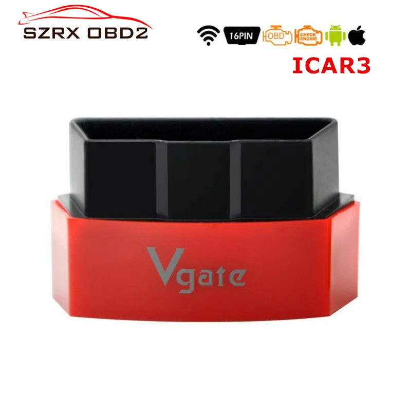 Vgate iCar3 wifi elm327 V1.5 OBD/OBDII считыватель кодов iCar 3 сканер для iOS/Android/PC диагностический инструмент wifi iCar3