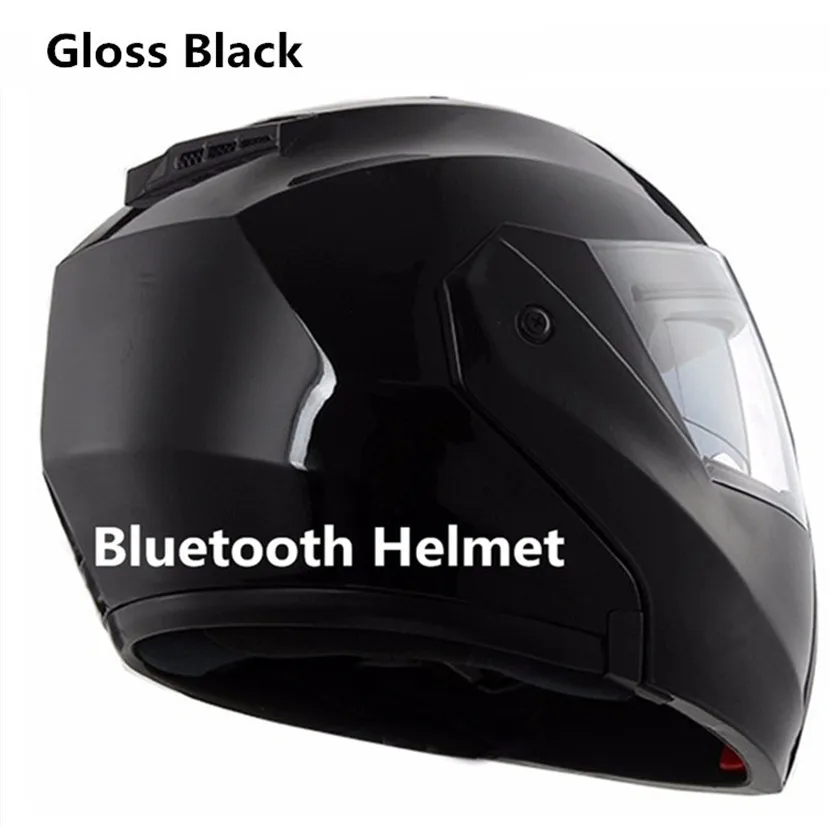 Мотоциклетный шлем интегрированный модульный флип-ап двойной козырек Bluetooth шлемы с радио гарнитура Интерком связь точка