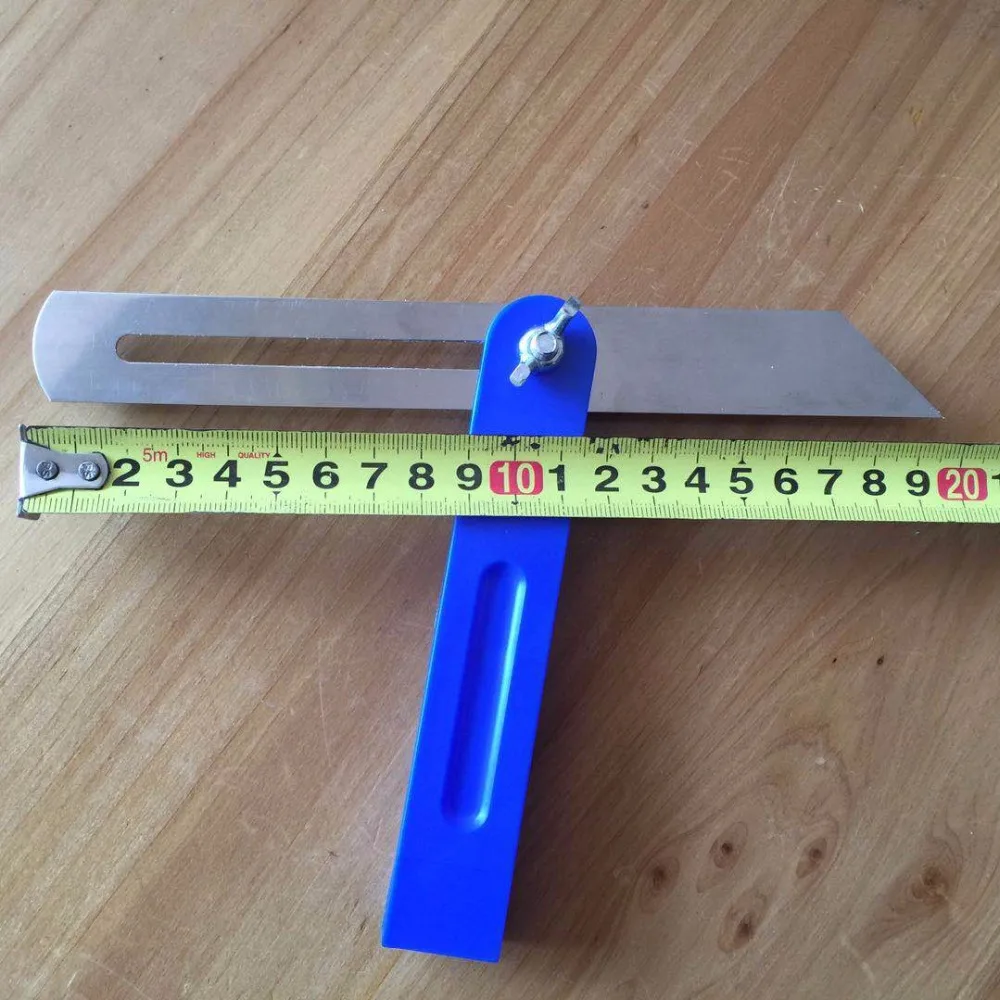 Angle Rulers Gauges 9" /8" Tri Square 230mm Sliding T-Bevel Multi-Purpose Marking gauge protractor Level Measuring Tool