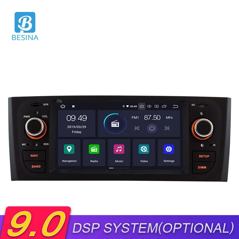 

Besina 1 Din Android 9.0 Car Radio For Fiat Grande Punto Linea 2007 2008 2009 2010 2011 2012 Multimedia Player GPS WIFI 4 Core