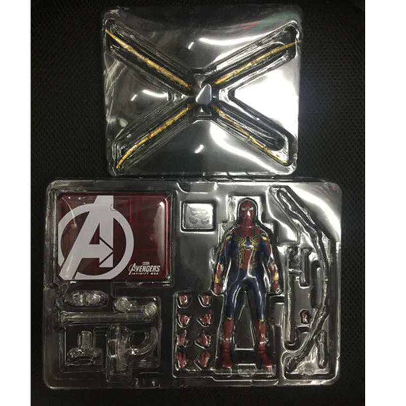 Movie Avengers 3 Infinity War Iron Spider Man Tamashll Stage Spiderman PVC Action Figure Model Toy Doll Gift (5)