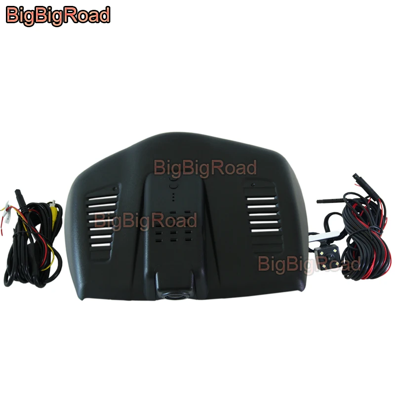 BigBigRoad для Ford Mondeo 2013 высокая конфигурация Автомобильный видеорегистратор Wifi DVR видеорегистратор двойной объектив камеры