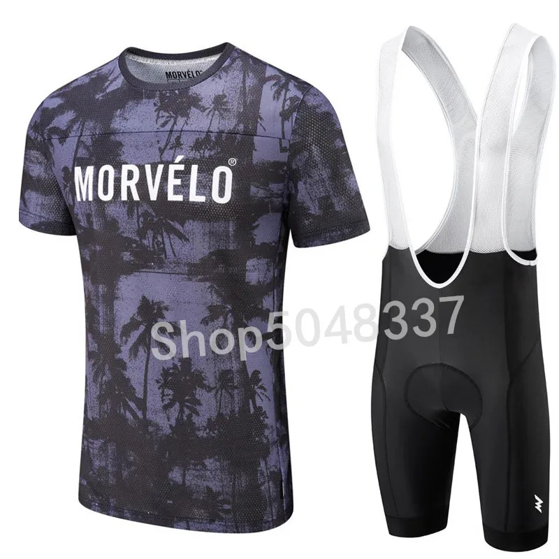 Morvelo велосипедная майка 9D набор велошорт Ropa Ciclismo мужские летние быстросохнущие pro велосипедный майон брюки одежда