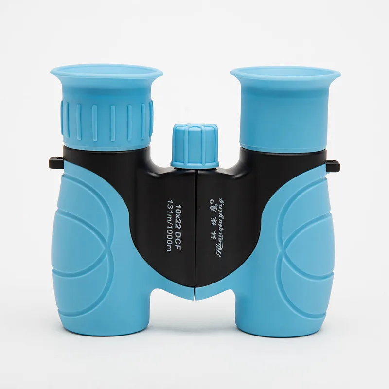 Дети binoculars10X22 ударопрочный с острым фокусом FMC объектив с покрытием на день рождения подарки на открытом воздухе смотреть детей игрушечный телескоп