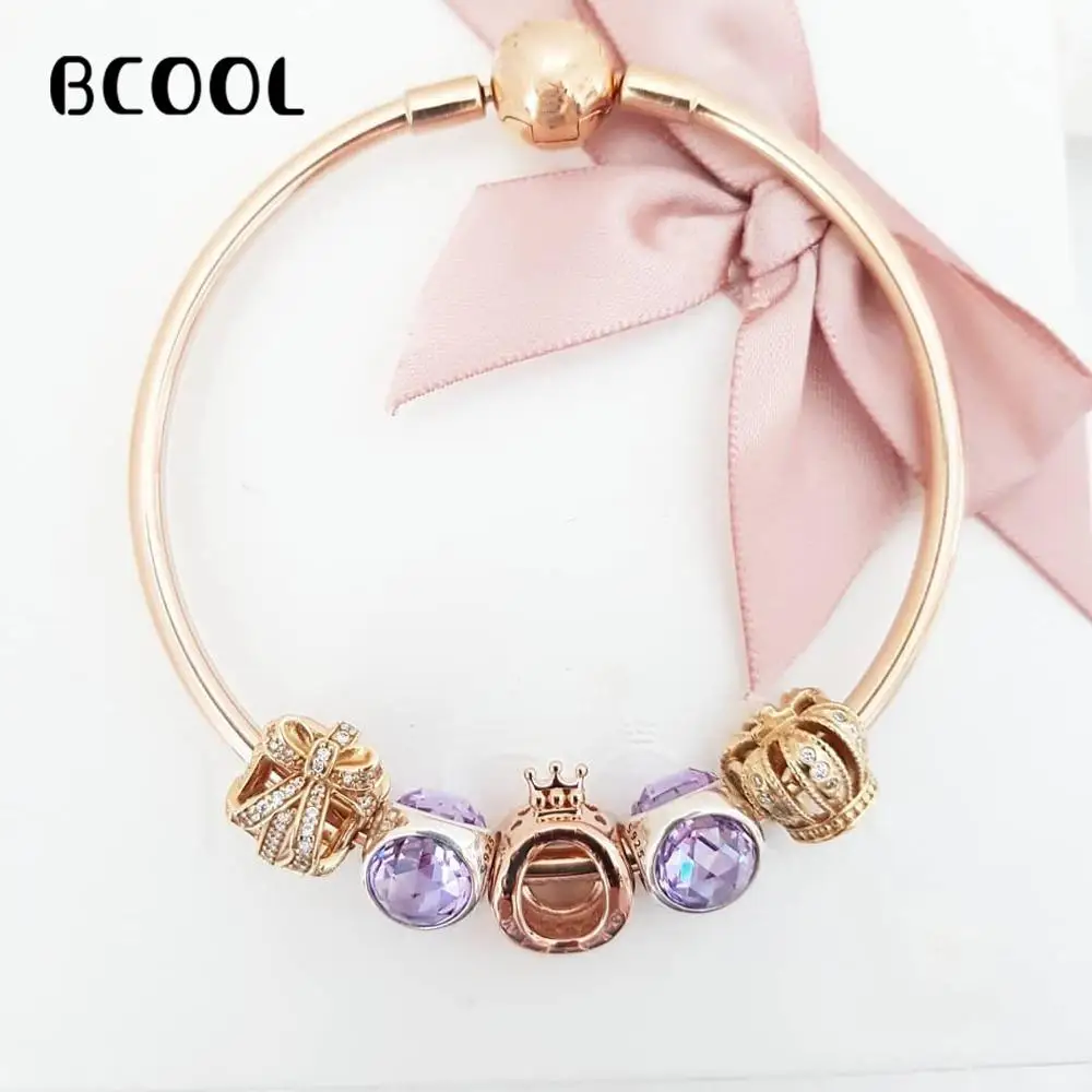 

DIY Jewelry Female Charm Fashion Silver 925 Original Bracelet, Suitable for Female Crystal Jewelry Bracelet Jewelry Gift