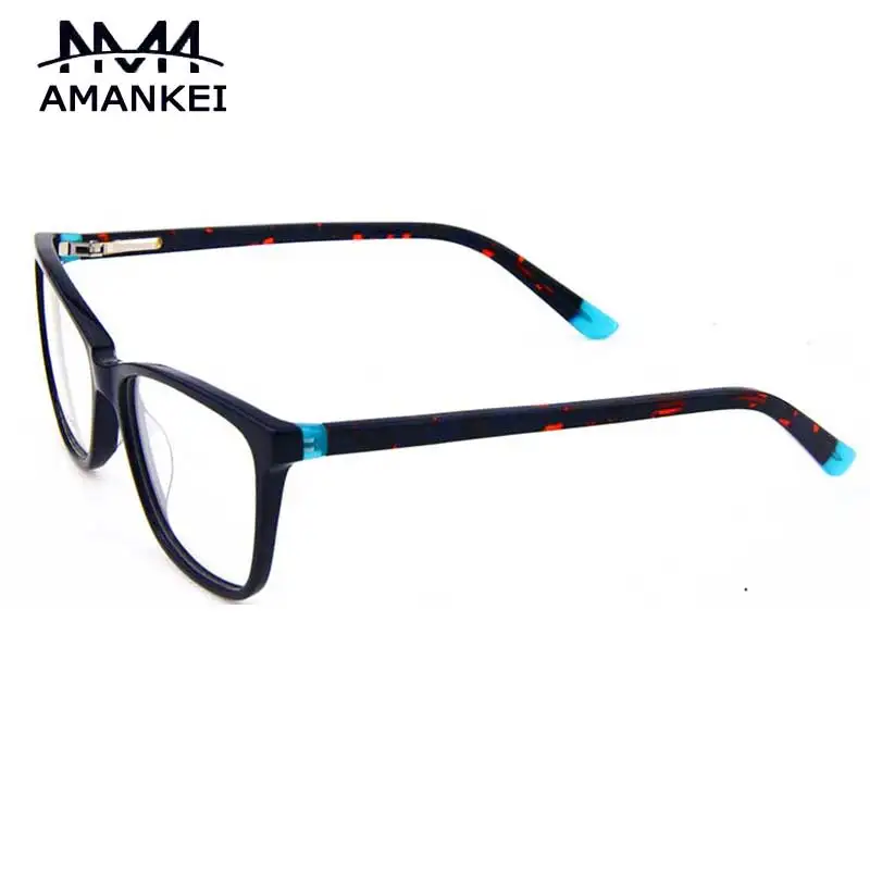 Square Eyeglass Frames Female Classic Plastic Frame Glasses Women For Reading AMANKEI Optical Men HT66021 | Аксессуары для одежды