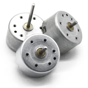 

Solar Motor Brass Shaft Shoulder 300 Micro DC Motor 5/10/20mm Shaft Mini Motor for Solar Energy Power Supply