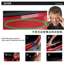 

Car Styling Rubber Rear Guard Bumper Protect Trim Cover sticker for K2 K3 K4 K5 K7 K9 KX3 K3S Sportage R Sportage Forte Soul