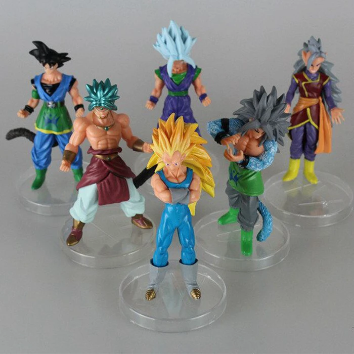 

6PCS/lot 13-15CM Japanese classic anime figure dragon ball action figure set collectible model toys for boys