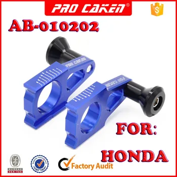 

Pair CNC Rear axle Slider blocks Spindle Chain Adjuster Falling Protection cap for YZ250F YZ450F YZ250X YZ250FX WR250F dirtbike
