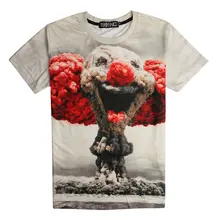 Unisex Fashion Thinker 3d Printed Cotton T Shirt Funny Space T-shirt Abstract For Women/Men Shirts Camisetas Swag Clothes Set