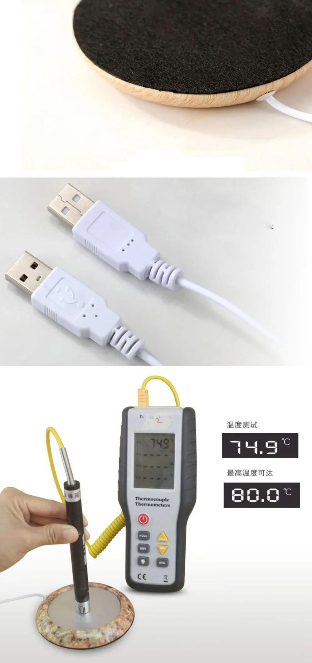 Портативный апгрейд USB Электрический, чашка, нагреватель для кофейной кружки для стола USB power Office Home настольная чашка с подогревом чай молоко коврик