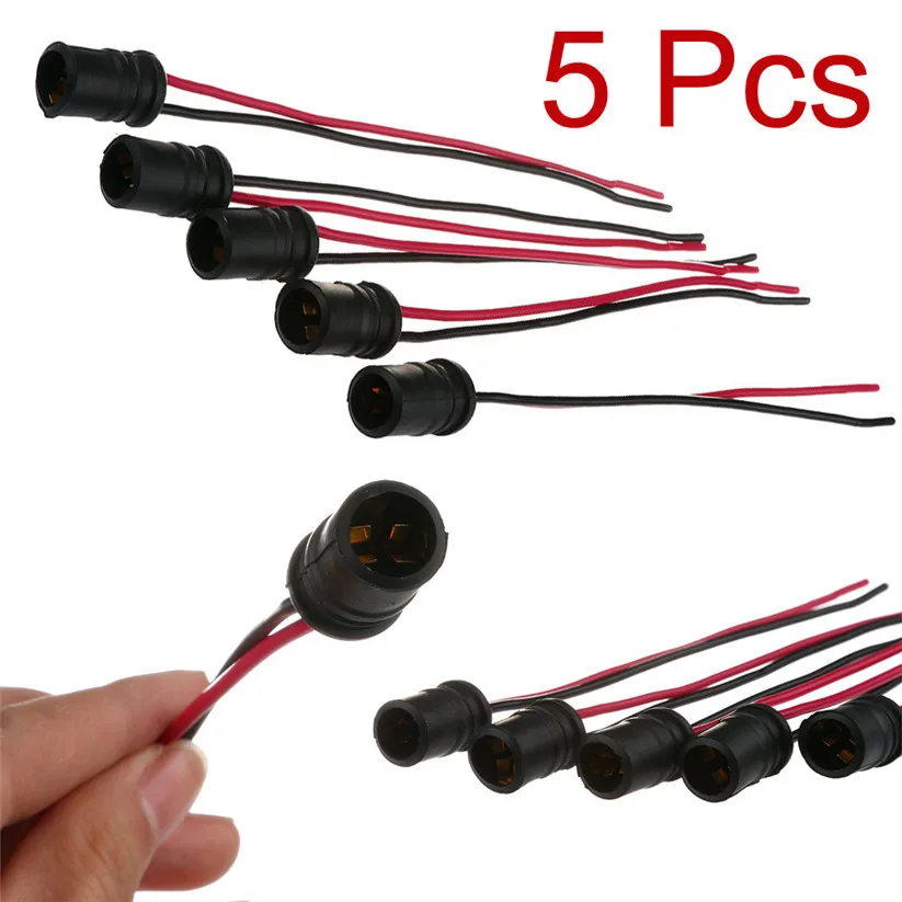 Buy Car styling kongyide Sockets 5Pcs T10 W5W Soft