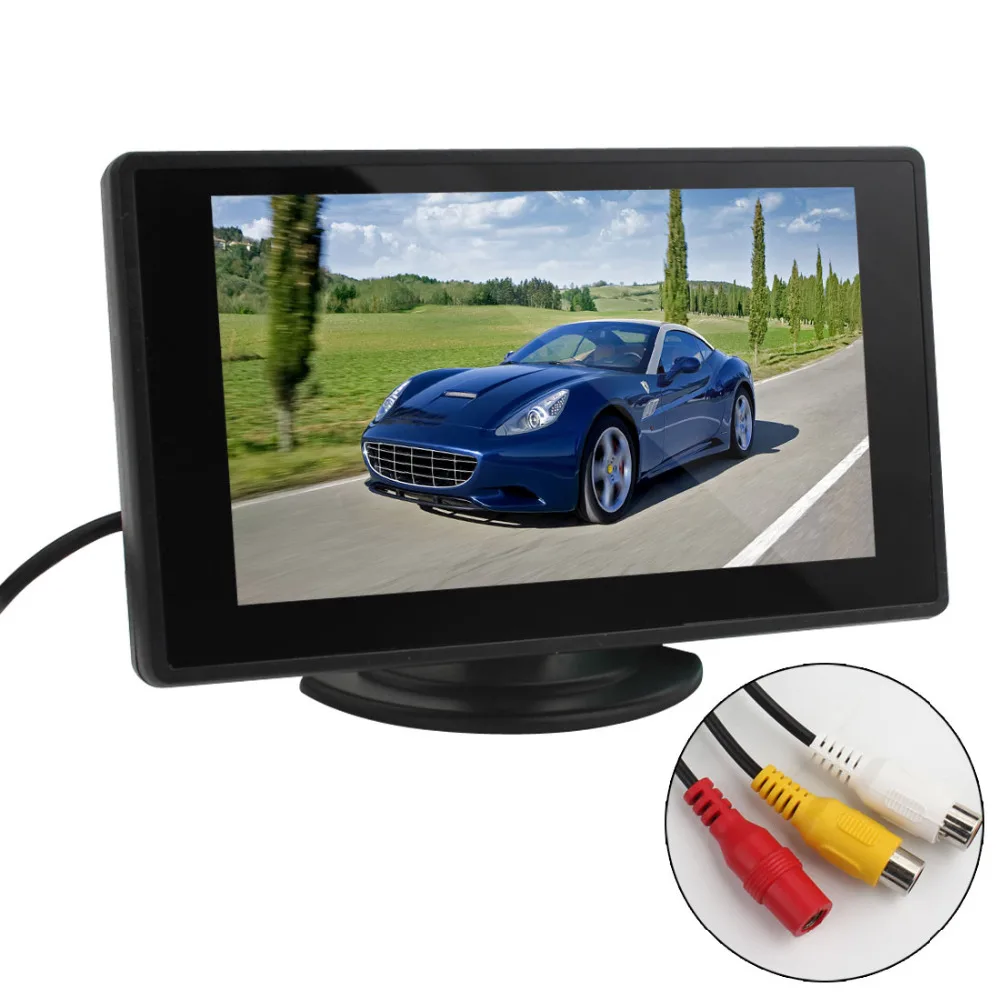 

Hotsale 4.3 Inch Color TFT Car Monitor Support 480 x 272 Resolution + Car Rear-view Syste