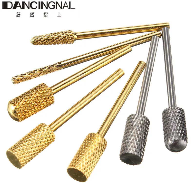 

7Pcs/Set Tungsten Steel Nail Drill Bits Nails Grinding Head For Electric Manicure NailArt Drills Machine Tools High Quality
