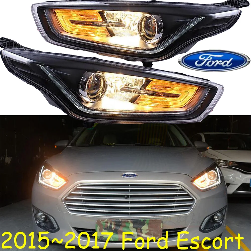 car styling,Escort headlight,20152016,Free ship!chrome,Escort fog