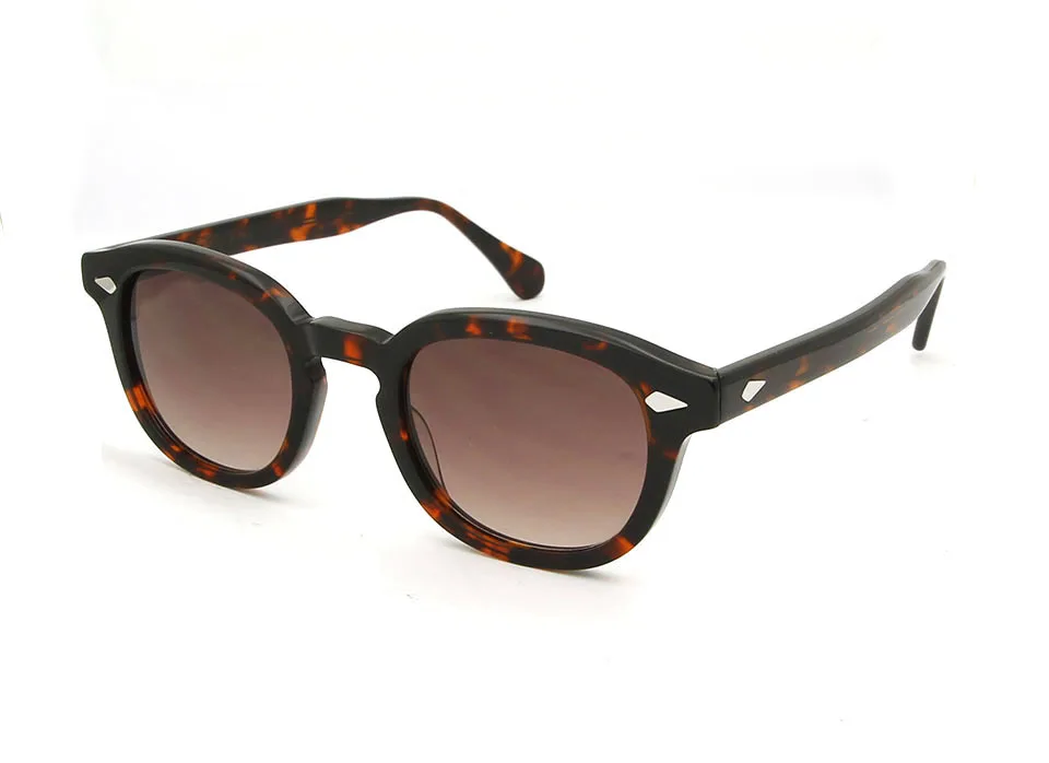 Sorbern модные ретро круглые солнцезащитные очки для мужчин и женщин классические дизайнерские ацетатные очки градиентные линзы круглые солнцезащитные очки