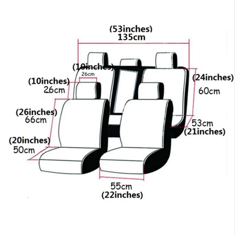 Передний+ задний) универсальные чехлы для сидений автомобиля hyundai solaris ix35 i30 ix25 Elantra accent Tucson Sonata авто аксессуары
