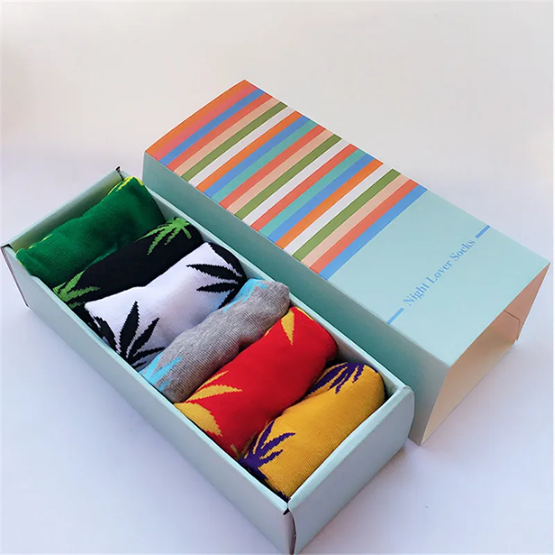 Hot sale! men socks cotton gift box 6 pairs/lot Spring Summer and