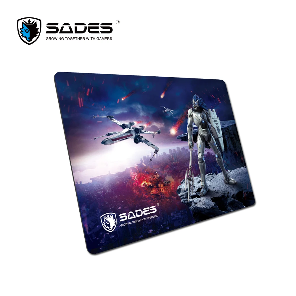  SADES SAP1 Medium Size Mouse Pad Anti-skidding rubber Gaming Mouse Pad Wolf Pattern for World of Wa