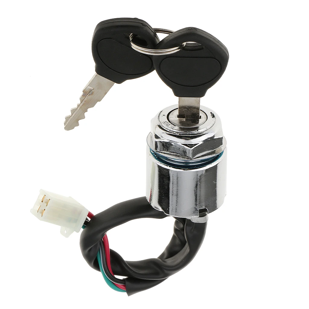 

2019 New Universal Motorcycle Ignition Lock & Switch Key Set For 50cc-250cc ATVs Motorbike Go Kart Scooter Etc 45*25*30mm