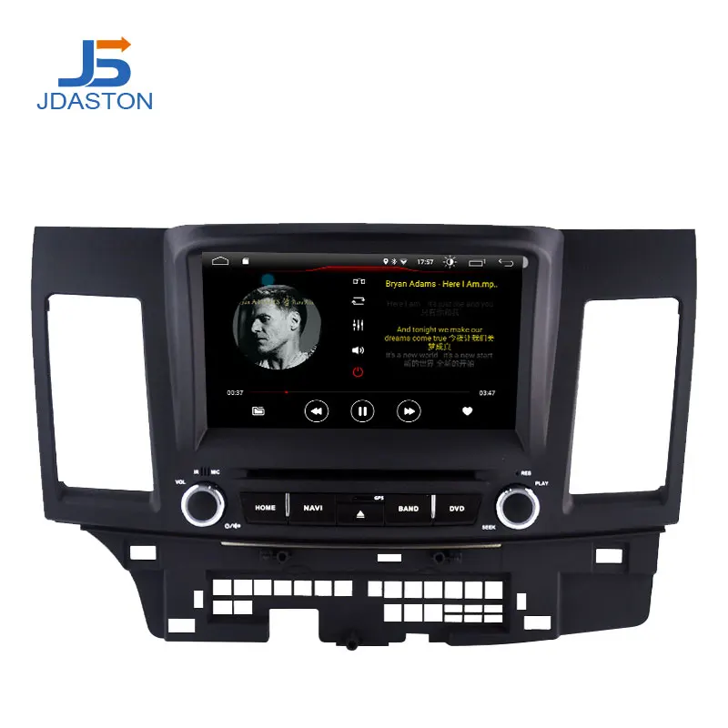Clearance JDASTON Android 9.1 Car DVD Player For Mitsubishi Lancer EX EVO Lancer 10 Multimedia GPS Navigation 2 Din Car Radio IPS Stereo 2