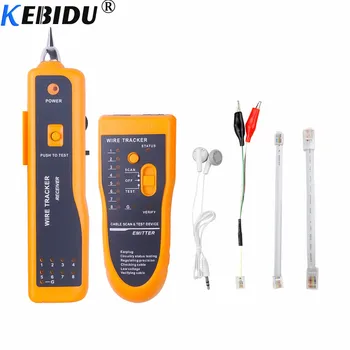 

KEBETEME UTP STP RJ45 LAN Network Cable Tester Line Finder RJ11 Telephone Wire Tracker Tracer Diagnose Tone Network Tool Kit