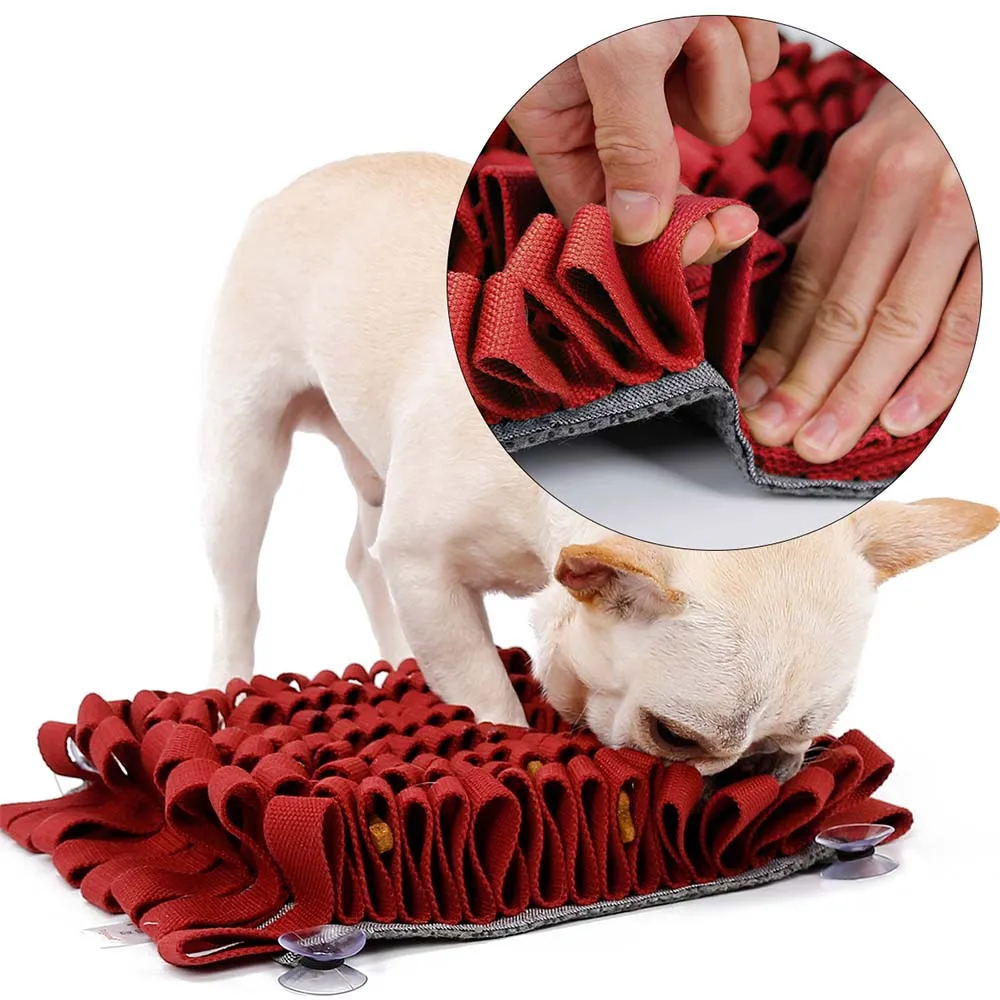 29 x 29cm Pet Toys Dog Sniffing Mat Pet Puzzle Toy Sniffing Training Pad Feeding Smell Training Mats Sniffing Playing Pad Toys 29 x 29cm Pet Toys Dog Sniffing Mat Pet Puzzle Toy Sniffing Training Pad Feeding Smell Training Mats Sniffing Playing Pad Toys