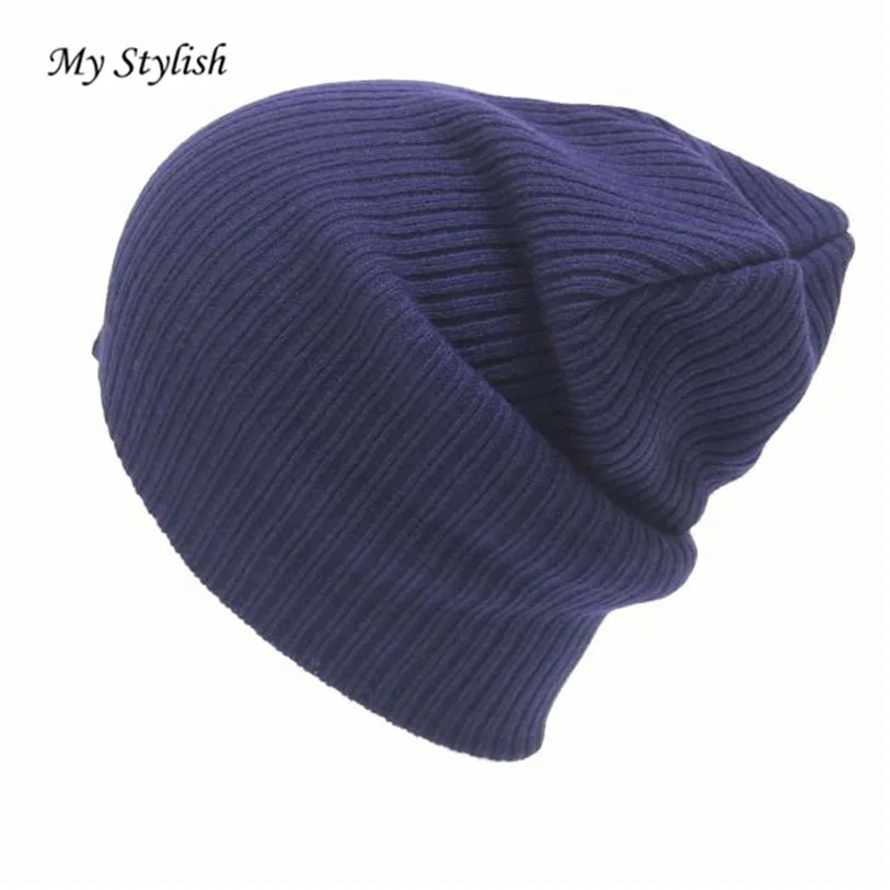 

1PCS Women Hats 2017 New Fahion Men's Women Beanie Knit Cap Hip-Hop Winter Warm Unisex Wool Hat High Quality Dec 22