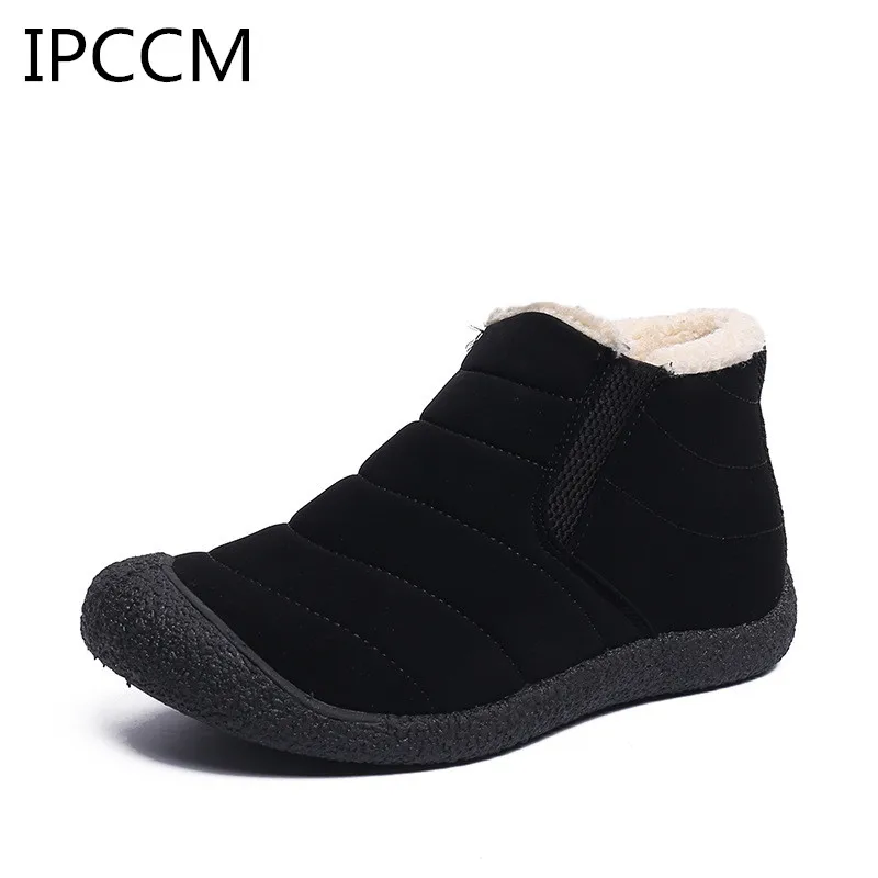 2019 Winter Outdoor Canvas Snow Boots Waterproof Non-slip Warm For Men And Women Cold Resistance Wear | Обувь