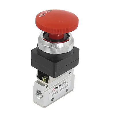 

1/8"PT 2 Position 3 Way Pneumatic Gas Valve w Mushroom Head