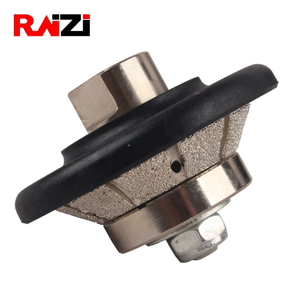 Raizi Vacuum Brazed Hand Profiler Wheel Bevel 5-20 mm Diamond Profile Grinding Wheel For Angle Grinder On Granite Marble Stone Raizi Vacuum Brazed Hand Profiler Wheel Bevel 5-20 mm Diamond Profile Grinding Wheel For Angle Grinder On Granite Marble Stone