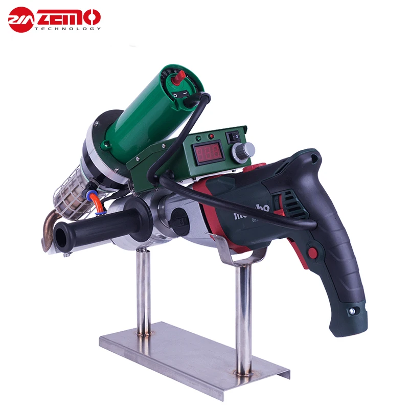 

Hand Held Plastic Extrusion Extruder Welder Gun Welding Machine for Welding HDPE Geomembrane PP Pipes Sheets SMD-NS610B