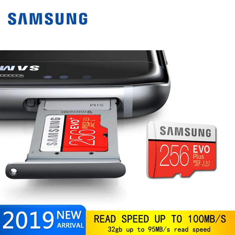 Лучший Samsung Подлинная EVO Plus micro sd карта памяти 128 Гб micro sd 256 ГБ 64 ГБ флеш карта памяти 32 Гб Class10 micro sd TF флэш карта