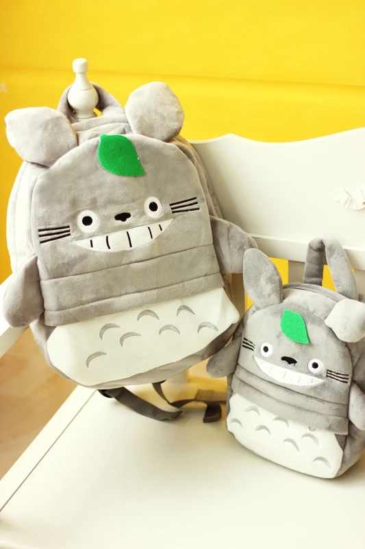 Новое поступление плюшевый Детский рюкзак Totoro, милый мягкий школьный рюкзак для детей, мультяшная сумка для детей, подарки для мальчиков и девочек