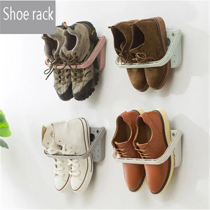 

Shoe Organizer Wall mount Modern Double Cleaning Storage Shoes Rack Living Room Convenient Shoebox Shoe Organizer Stand Shelf