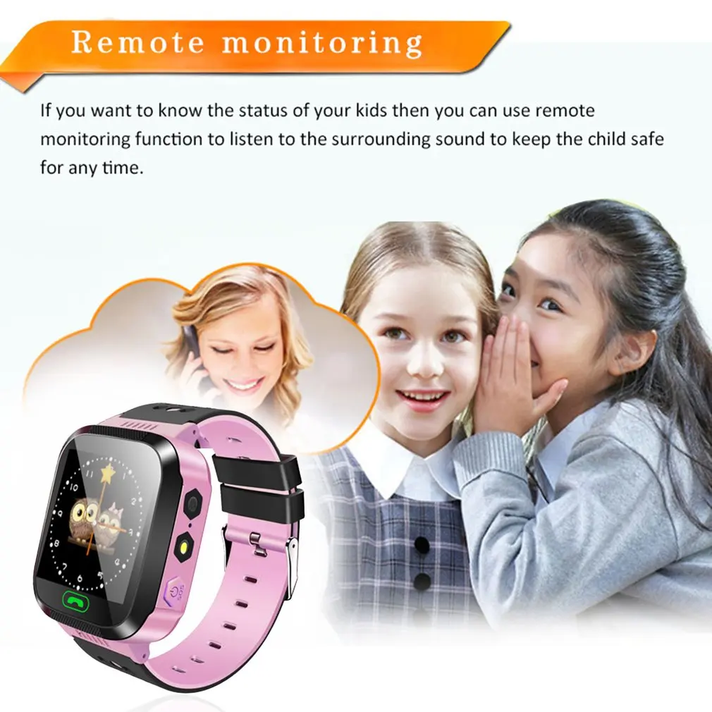  Y03/M05 Kinder GPS Smart Uhr Kinder SOS Anruf Location Tracker Armbanduhr anti-verloren Baby Safe G