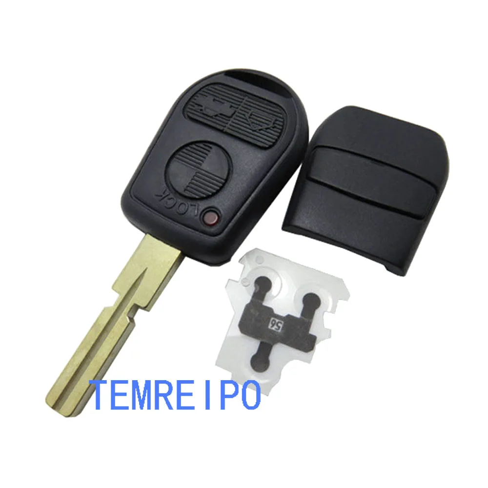 3 Button Remote Key Fob Case Shell Fit For Bmw E31 E32 E34 E36 E38 E39