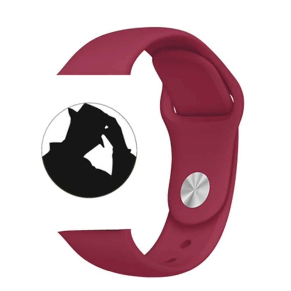 CRESTED silicone Sport strap For Apple Watch band 42mm/38mm/44mm/40mm correa iwatch series 4/3/2/1 wrist Bracelet Rubber belt CRESTED silicone Sport strap For Apple Watch band 42mm/38mm/44mm/40mm correa iwatch series 4/3/2/1 wrist Bracelet Rubber belt