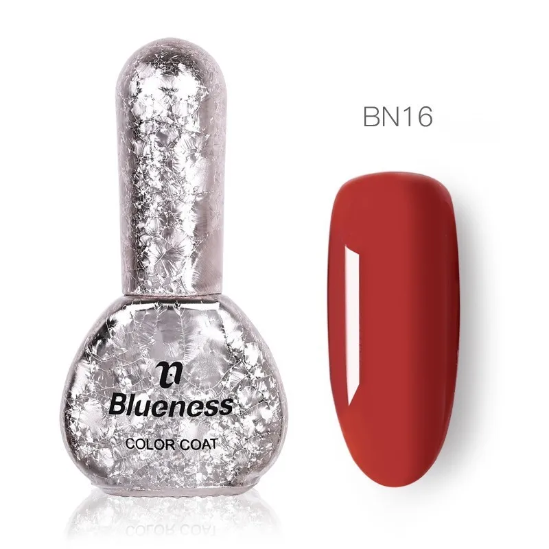 Blueness 6 мл Гель-лак для ногтей кофейная серия 12 чистый цвет лак для ногтей матовый лак для ногтей УФ-лак набор аксессуаров - Цвет: BN16