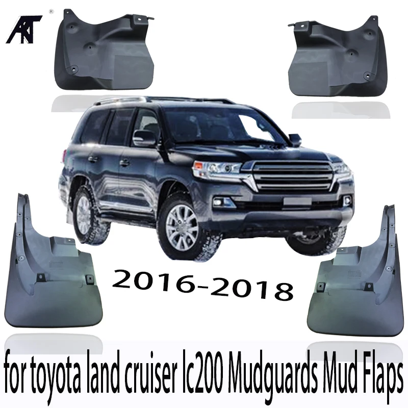 4 шт. передние и задние брызговики для Toyota Land Cruiser LC200 2016-2018 | Автомобили мотоциклы