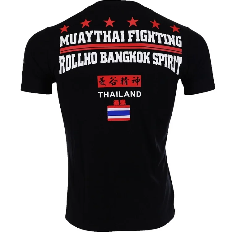 Мягкая обезьяна ROLLHO fighting sport MMA футболка с короткими рукавами тайский боксерский