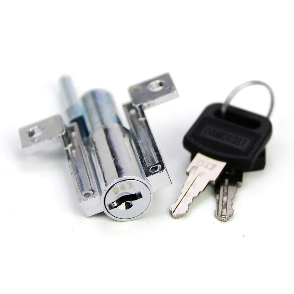 Hot Sell! Pedestal Lock Desk Drawer Lock with 2 Keys for Arcade Cupboard Mailbox File