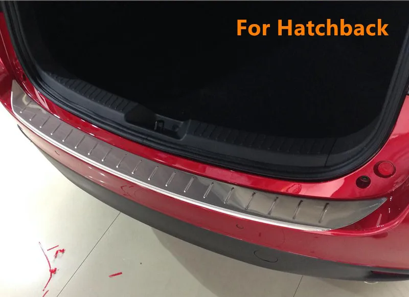 Hatchback Only! For Mazda 3 Axela 2014 2015 2016 2017 Stainless Steel